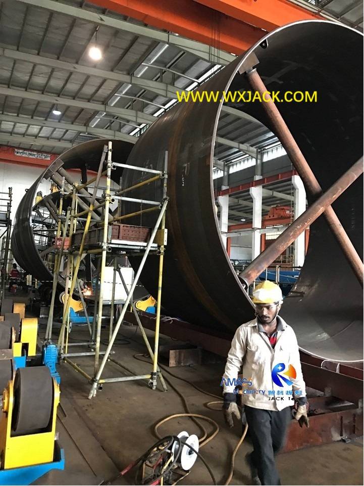 LHZ Heavy Duty Travelable Trolley Column Manual Revolve Welding Manipulator