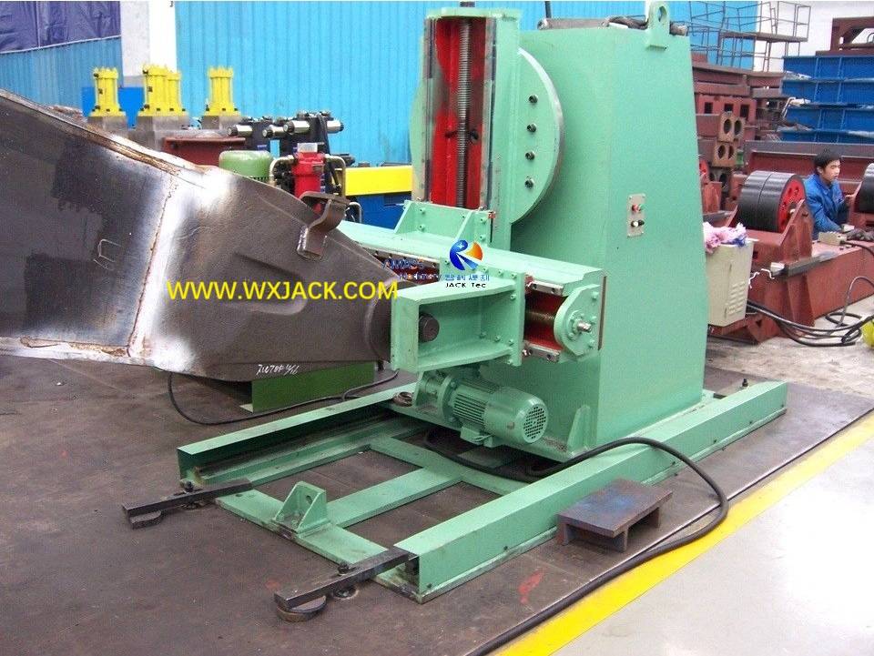 Chuck Fixing Lifting Type Welding Positioner with Double Table Top