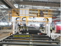 J16 Reinforced Angle Stiffener Plate Straightening Machine for Shipbuilding