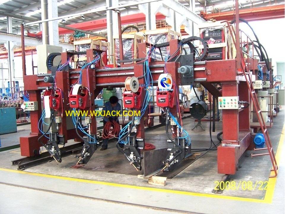 LBA10 Automatic Multiple Piece T Beam Stiffener Welding Machine