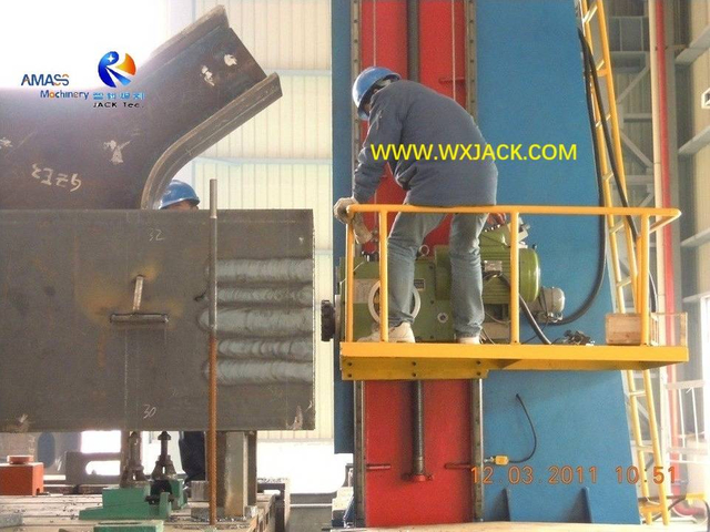 3 Large Steel Structure BOX H Beam Pipe End Face Milling Machine 4