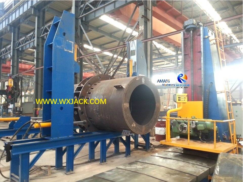 CNC BOX H Beam Pipe End Face Milling Machine