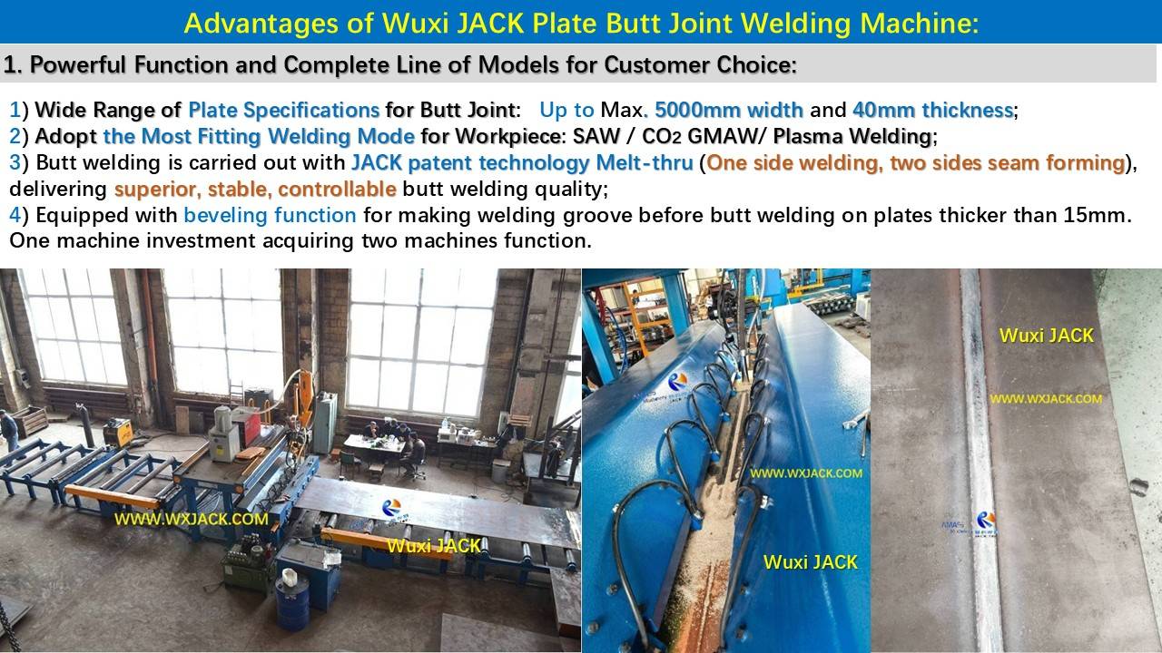 1 Steel Plate Butt Welding Joint Machine