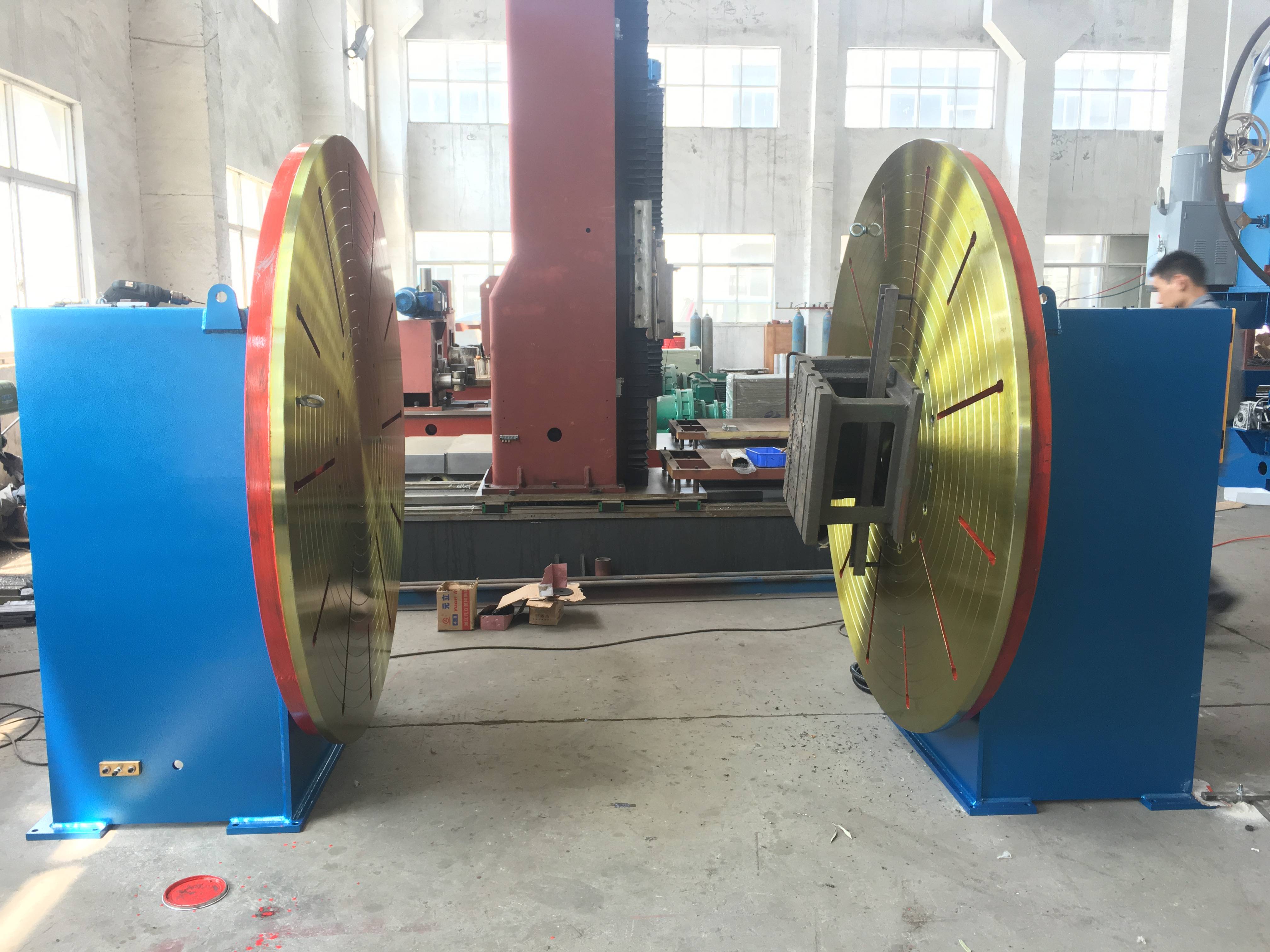 Splitting And Freestyle Installation Double Work Table Welding Positioner