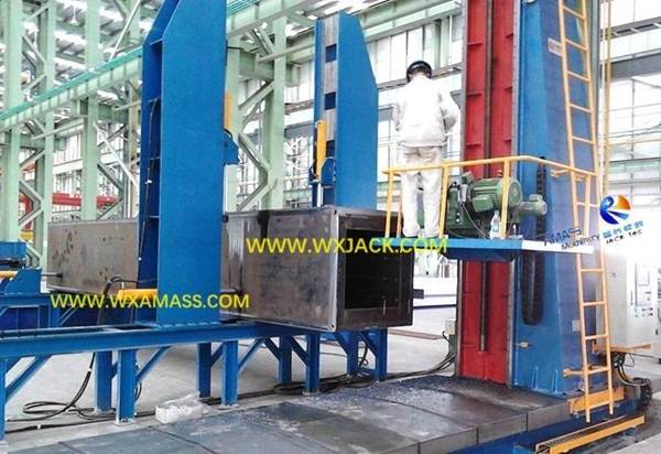 Fig2 CNC Pipe BOX I H Beam End Face Milling Machine 12