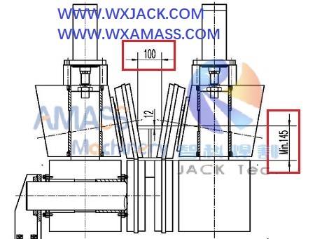 Fig4 H Beam Flange Edge Trimming and Rounding Machine