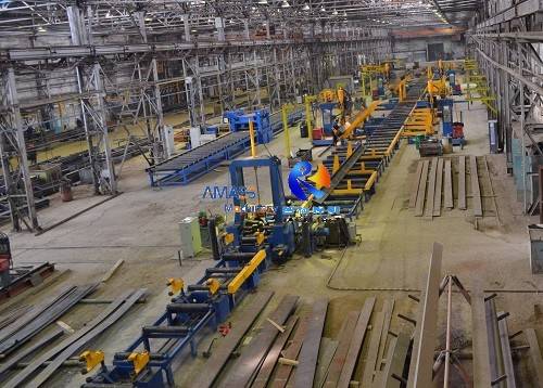 Data Sheet and List of H Beam Production Line Equipment