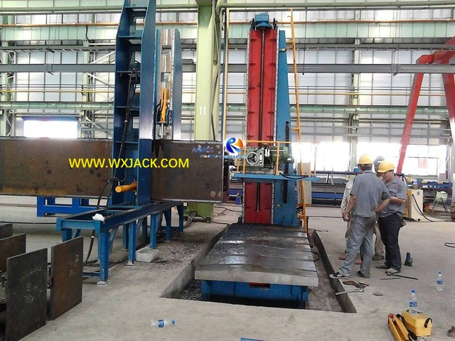 11 CNC Control BOX H Beam End Face Milling Machine 44