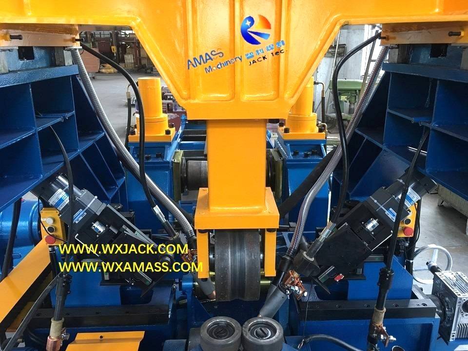 New Generation Automatic H Beam Assembly Welding Straightening Integral Machine