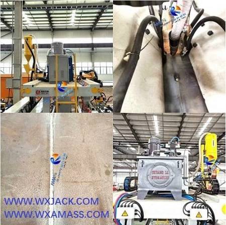 Wuxi JACK Delivers a set of MP23 Plate Butt Joint Welding Machine for a Domestic Customer from Hoisting Machinery Industry