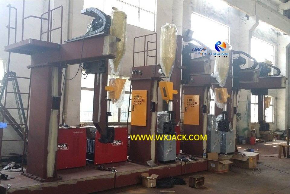 LHC Column Type Automatic H Beam Submerged Arc Welding Machine