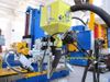 LHZ Medium Duty Travelable Trolley Column Manual Revolve Welding Manipulator