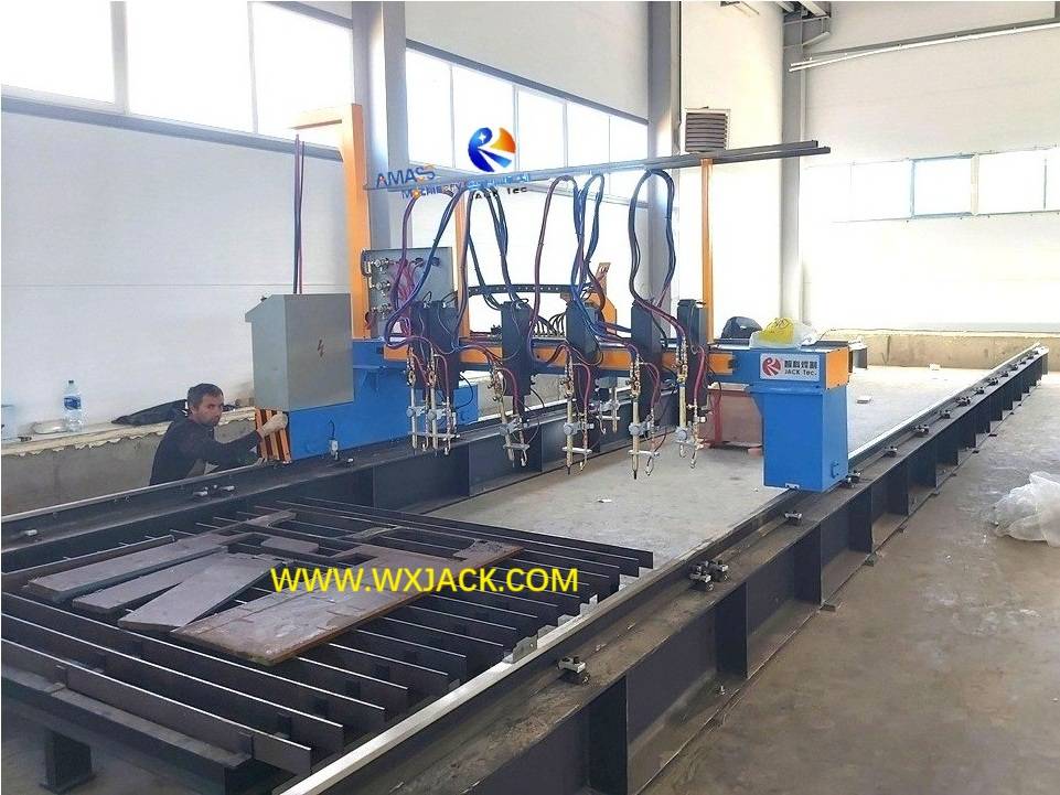 4m Span Single Drive Numerical Control CNC Flame Plate Cutting Machine