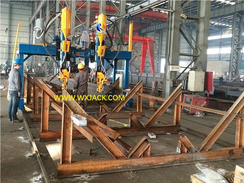 4m Rail Span LHA4Z Automatic H Beam Gantry Welding Machine