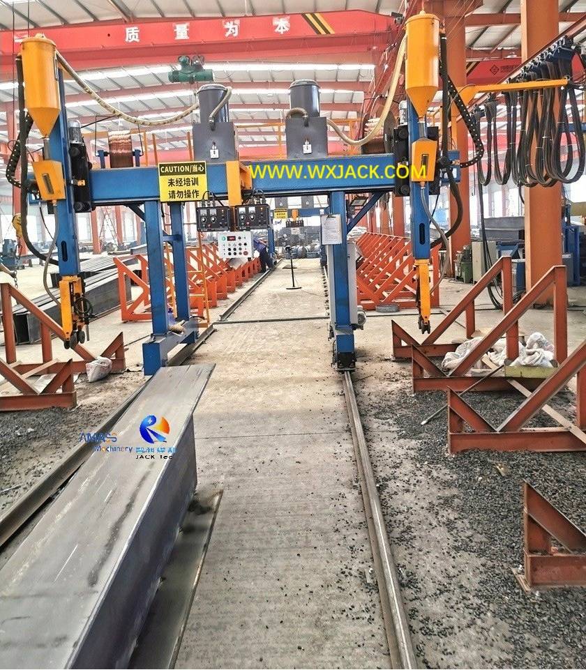 Big Workpiece Production T Frame LHT H Beam Welding Machine