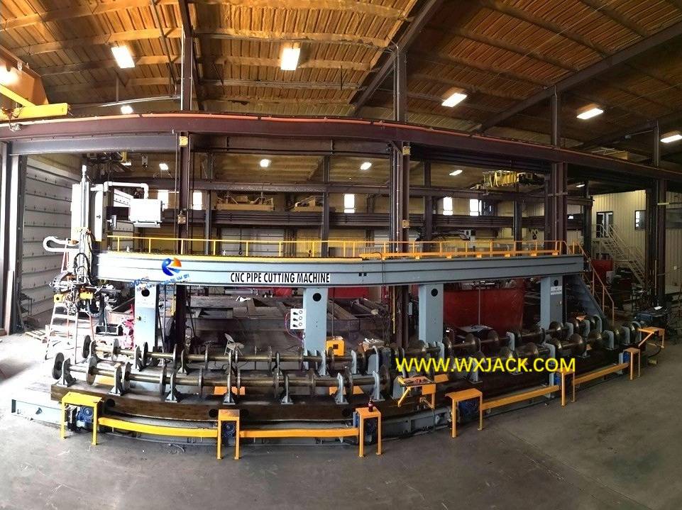 7-Axis 2500/12 Flame And Plasma Large CNC Pipe Cutting Machine