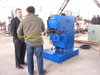 GD20 Rolling Shear Chamfering Machine on Small Metal Plate