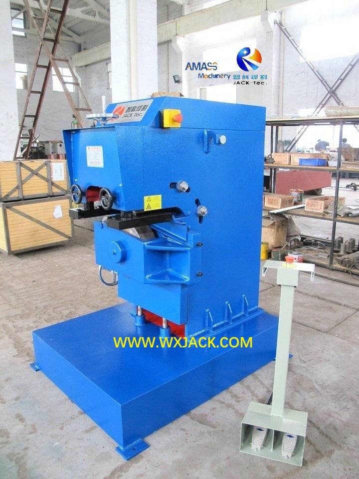 GD20 Rolling Shear Chamfering Machine on Small Metal Plate
