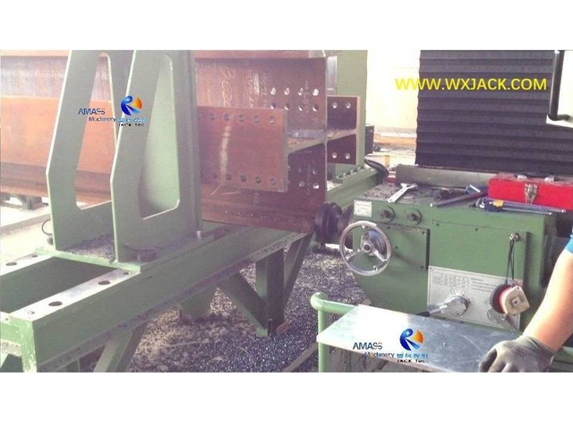 2 Steel Structure Cross H BOX Beam End Face Milling Machine 243