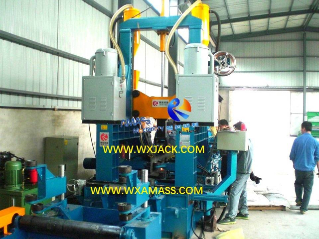 Cylinder And Motor Drive PHJ18 H Beam Assembly Welding Straightening Machine