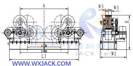 Fig1 Self Adjusting Welding Rotator 1