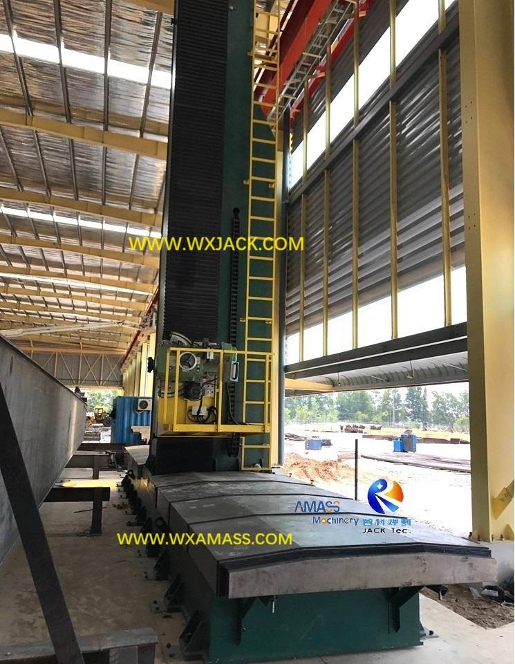 Tall And Long DX6080 Welding Structure End Face Milling Machine 