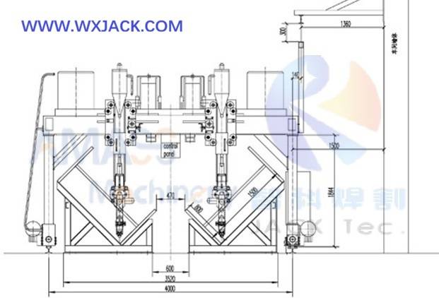 Fig9 I H-beam Gantry Welding Machine 2