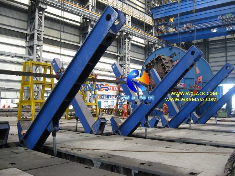 Frame Type Stable Performance Hydraulic 150Ton Plate Flipping Equipment