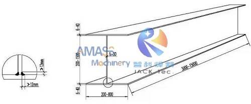 Fig1 Integrated Function H Beam Welding machine