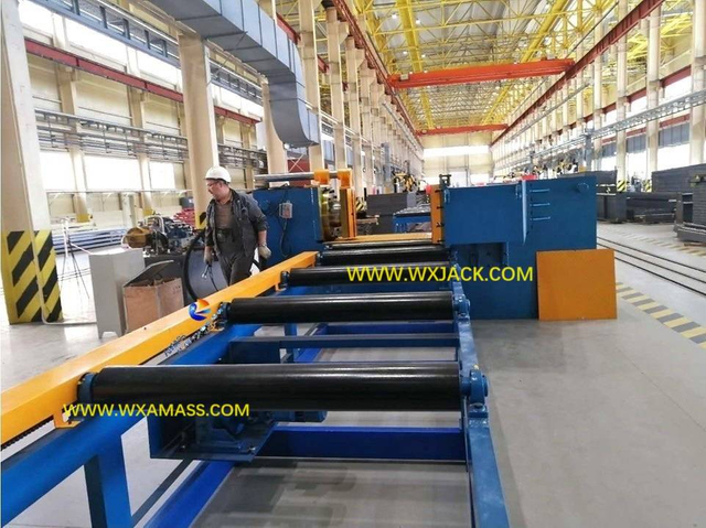 4 Steel BOX H Horizontal Press Straightening Machine 9