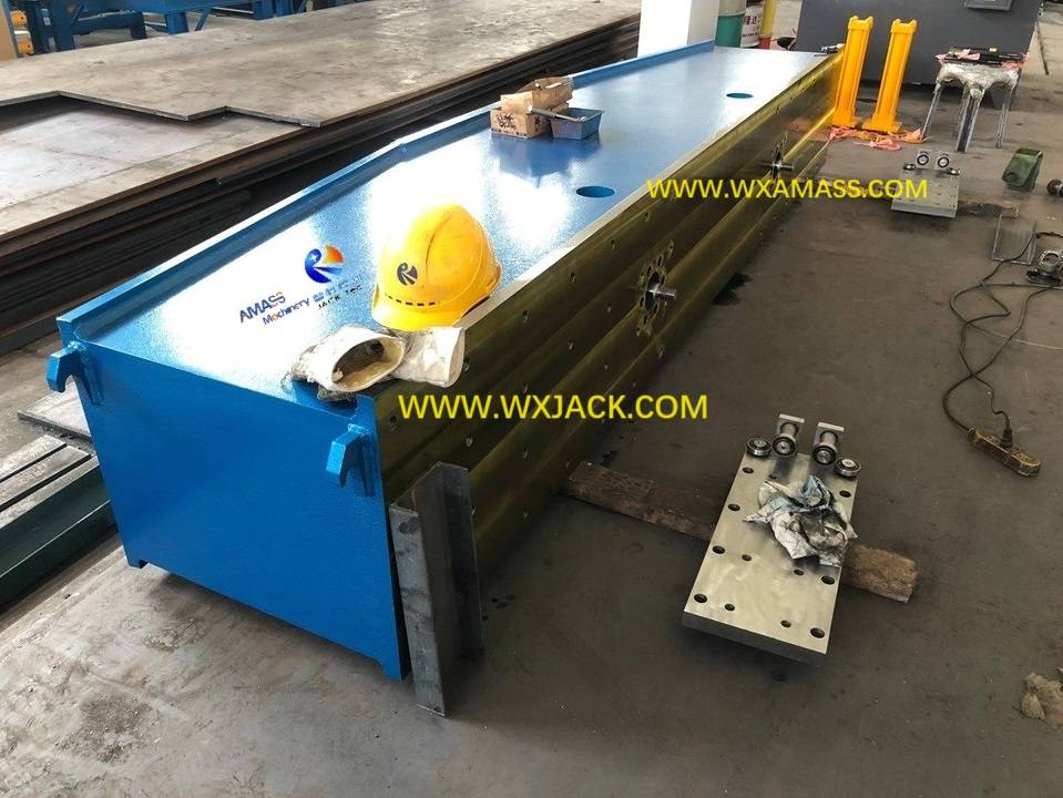 Automatic Passing Through WJ-40 H Beam Flange Straightening Machine