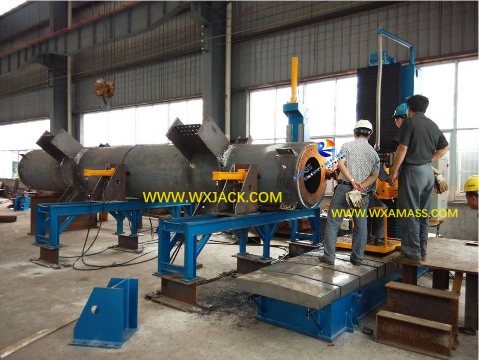 Steel Column Member Use DX1520 End Face Milling Machine