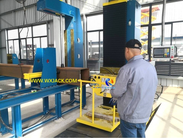 7 CNC Control Steel Structure BOX H Beam End Face Milling Machine 151