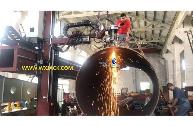 6 7 Axis Large CNC Pipe Cutting Machine 14