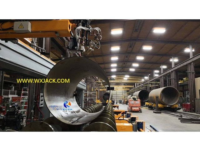 6 7 axis CNC Pipe Intersection Cutting Machine 16