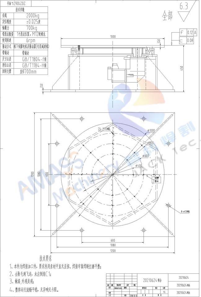 1 Welding Turning Table 11