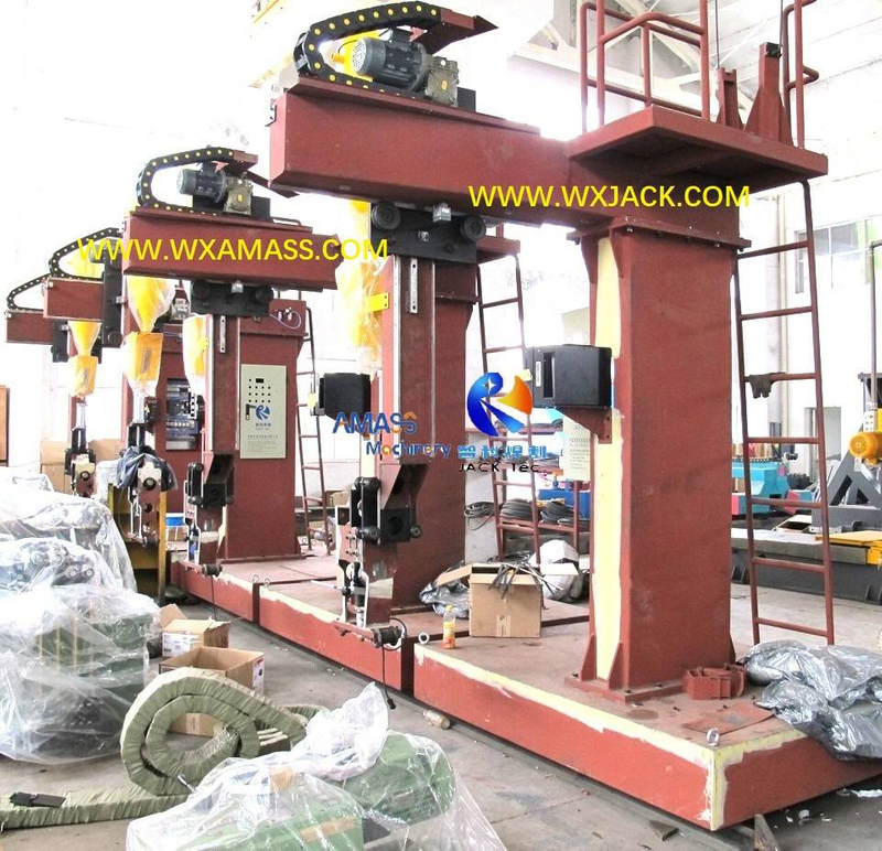 LHC Column Type High Quality H Beam Submerged Arc Welding Machine