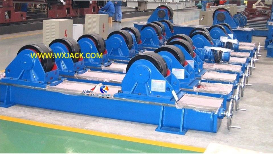 HGK Standard Roller Bed Stationary Adjustable Welding Rotator by Leadscrew