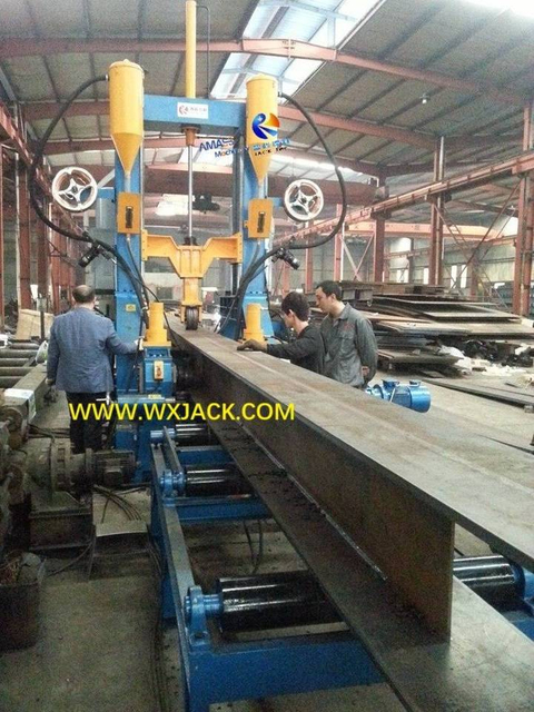 6 H Beam 3 in 1 Assembly Welding Straightening Machine 17