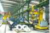 Overhang Beam Production Line Use LHC H Beam SAW Machine
