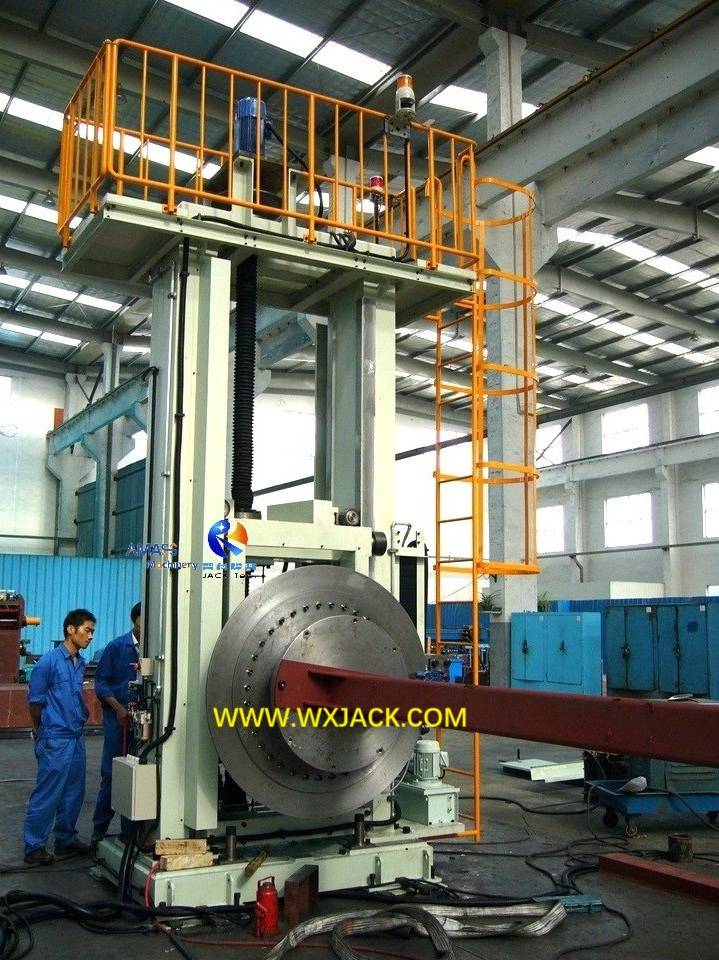 Double Column HBS150 Elevating And Revolving Head And Tail Welding Positioner