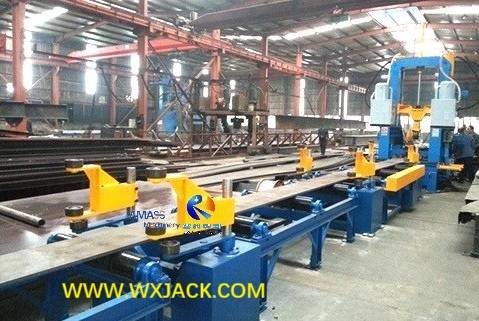 Fig6 Steel Structure H Beam Fabrication Machine 61