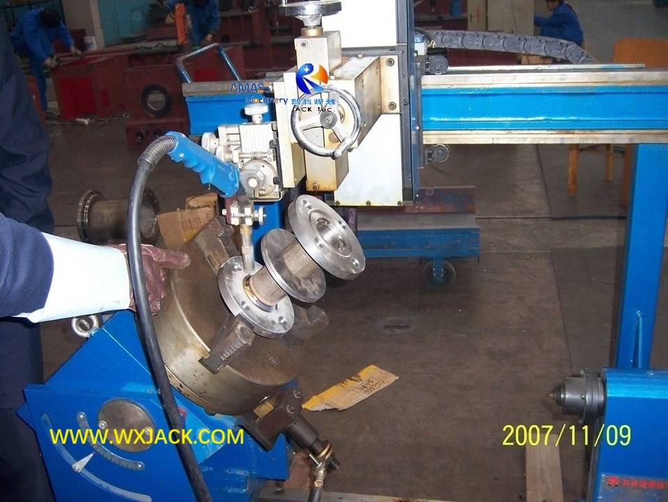 Special Design Pipe Flange External Internal Circumferential Seam Welding Machine