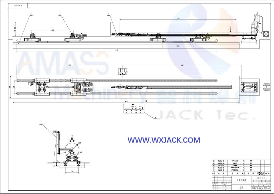 Large Pipe Internal Longitudinal Welding Machine for Oil Gas Pipeline