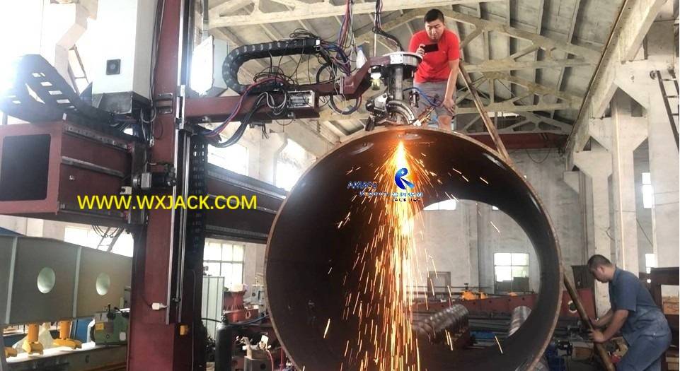 7-Axis 2000/9 Flame And Plasma High Efficiency CNC Pipe Cutting Machine