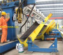 LHC Moving Cantilever I H Beam Trolley SAW Welding Machine
