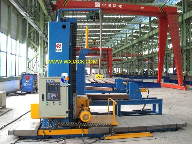 5 Steel Structure BOX H Beam Pipe CNC End Face Milling Machine 42