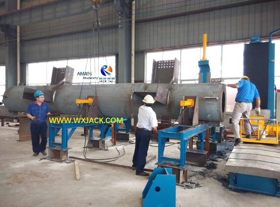 Steel Column Member Use DX1520 End Face Milling Machine