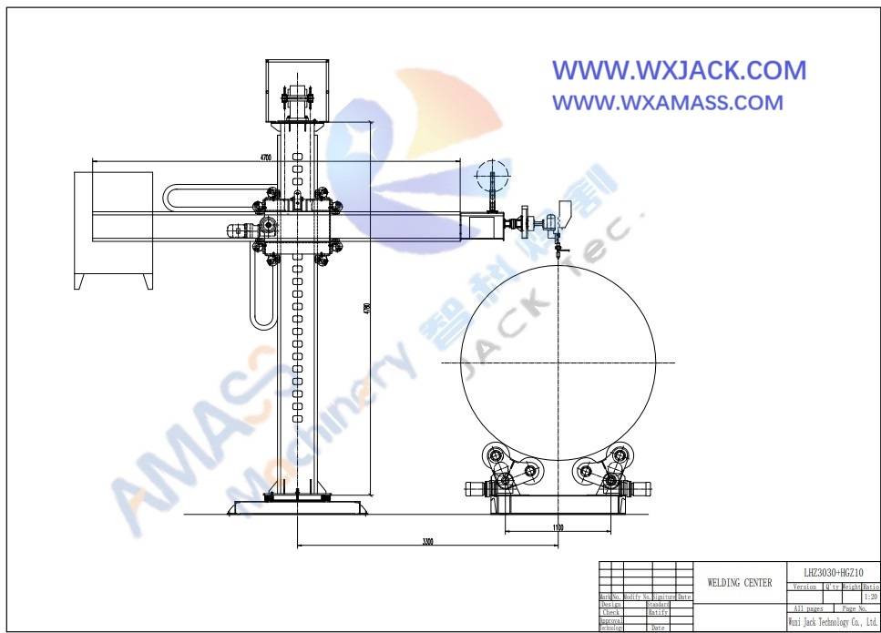 4 Welding Center Welding Manipulator Welding Rotator 39- LHZ3030- GMAW- 100_9347