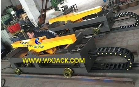 Fig10 Hydraulic Drive Steel Structure BOX H Beam Movable Flipping Cart